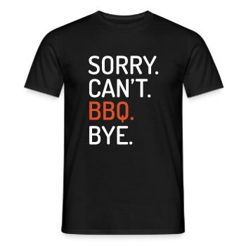 Grill Barbecue Grilling - Männer T-Shirt - Schwarz - Vorne - AI Model Male 178 light (178cm)