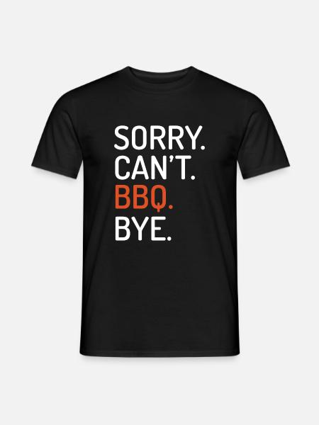 Grill Barbecue Grilling - Männer T-Shirt - Schwarz