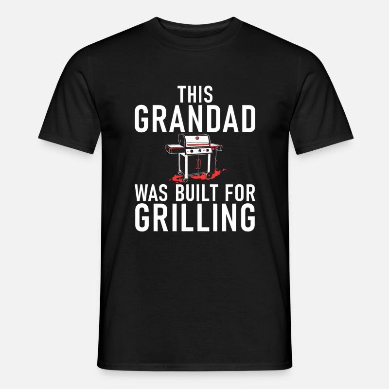 Grill Barbecue Grilling - Männer T-Shirt - Schwarz