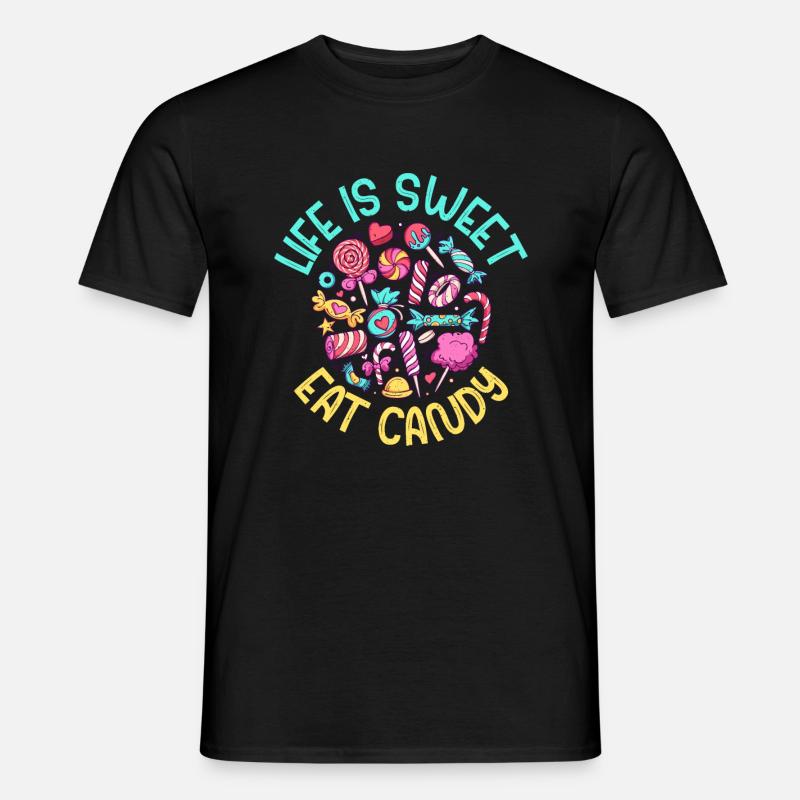Candy Gift - Männer T-Shirt - Schwarz