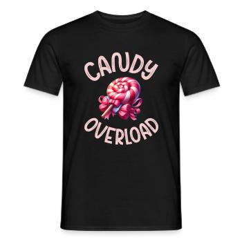 Candy Gift - Men's T-Shirt - black - Front - AI Model Male 178 light (178cm)