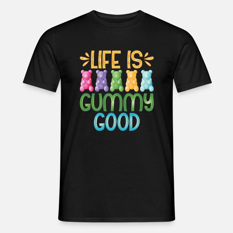 Candy Gift - Männer T-Shirt - Schwarz