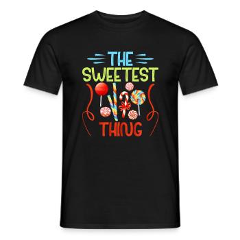 Candy Gift - Men's T-Shirt - black - Front - AI Model Male 178 light (178cm)
