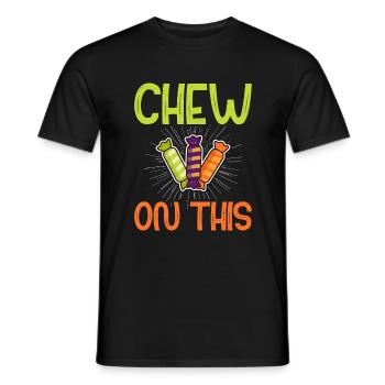 Candy Gift - Men's T-Shirt - black - Front - AI Model Male 178 light (178cm)