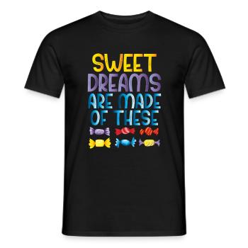 Candy Gift - Men's T-Shirt - black - Front - AI Model Male 178 light (178cm)