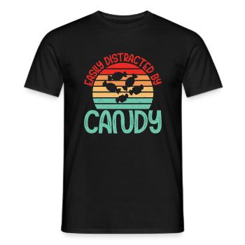 Candy Gift - Men's T-Shirt - black - Front - AI Model Male 178 light (178cm)