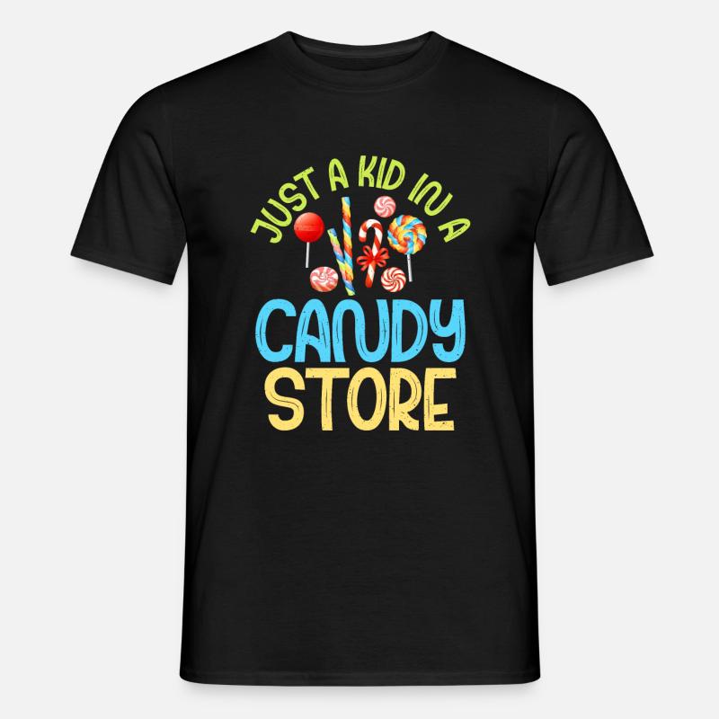 Candy Gift - Männer T-Shirt - Schwarz