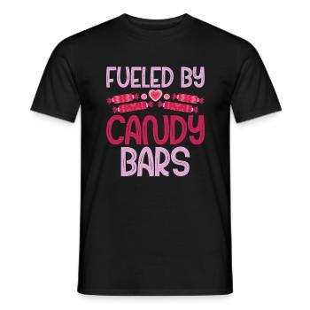 Candy Gift - Men's T-Shirt - black - Front - AI Model Male 178 light (178cm)