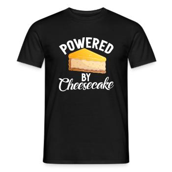 Cadeau de gâteau au fromage - T-shirt homme - noir - Devant - AI Model Male 178 light (178cm)