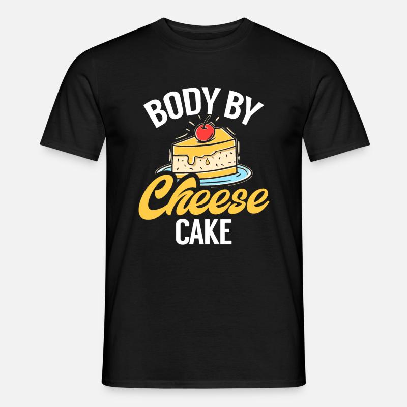 Cheesecake Gift - Männer T-Shirt - Schwarz