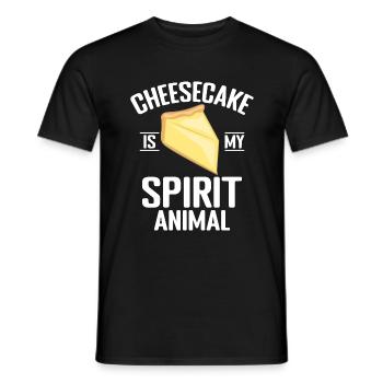 Cadeau de gâteau au fromage - T-shirt homme - noir - Devant - AI Model Male 178 light (178cm)