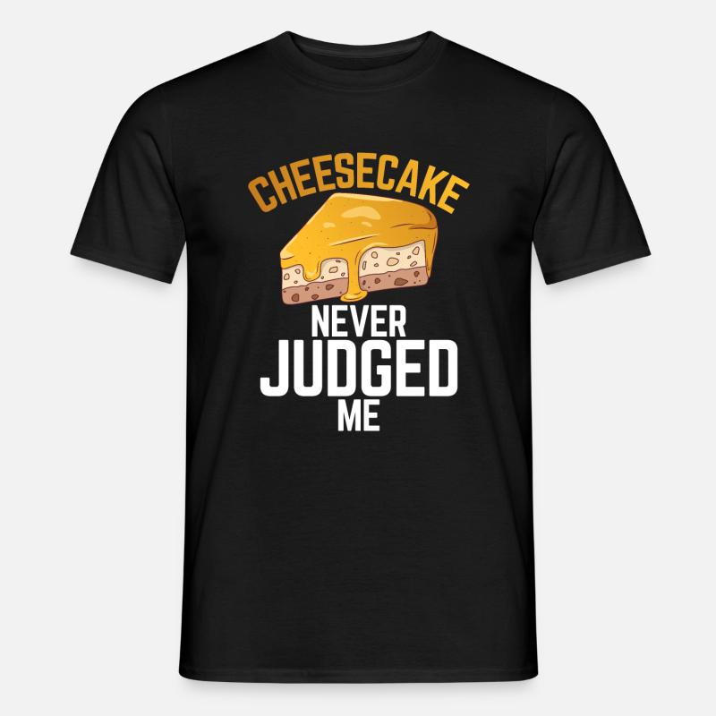 Cheesecake Gift - Männer T-Shirt - Schwarz