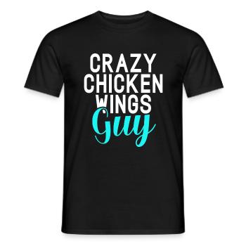 Chicken Wings Gifts - Männer T-Shirt - Schwarz - Vorne - AI Model Male 178 light (178cm)