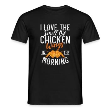 Chicken Wings Gifts - Men's T-Shirt - black - Front - AI Model Male 178 light (178cm)