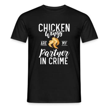 Chicken Wings Gifts - Men's T-Shirt - black - Front - AI Model Male 178 light (178cm)