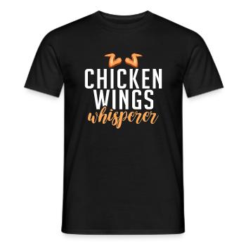 Chicken Wings Gifts - Men's T-Shirt - black - Front - AI Model Male 178 light (178cm)