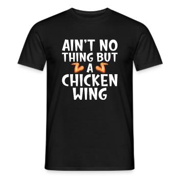 Chicken Wings Gifts - Men's T-Shirt - black - Front - AI Model Male 178 light (178cm)