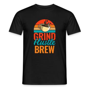 Coffee Gifts - Männer T-Shirt - Schwarz - Vorne - AI Model Male 178 light (178cm)