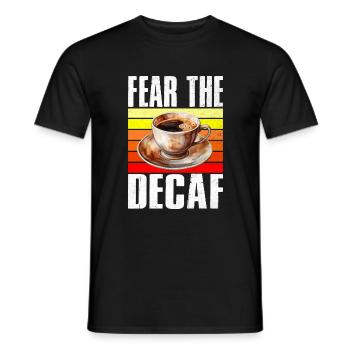 Coffee Gifts - Männer T-Shirt - Schwarz - Vorne - AI Model Male 178 light (178cm)