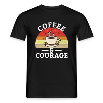 Coffee Gifts - Männer T-Shirt - Schwarz - Vorne - AI Model Male 178 light (178cm)