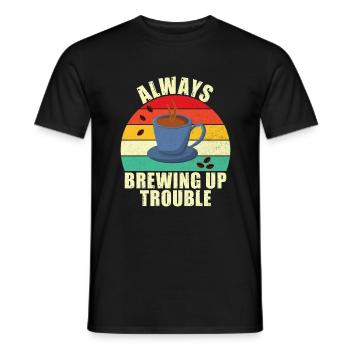 Coffee Gifts - Männer T-Shirt - Schwarz - Vorne - AI Model Male 178 light (178cm)