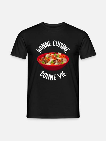 French Food Gifts - Men's T-Shirt - black