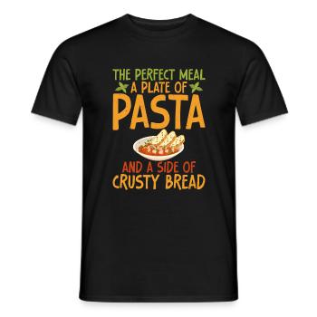 Cadeaux de cuisine italienne - T-shirt homme - noir - Devant - AI Model Male 178 light (178cm)