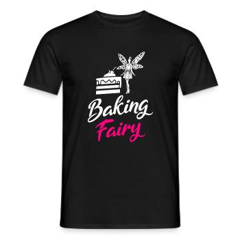 Cake Lover Cake Gift - Men's T-Shirt - black - Front - AI Model Male 178 light (178cm)