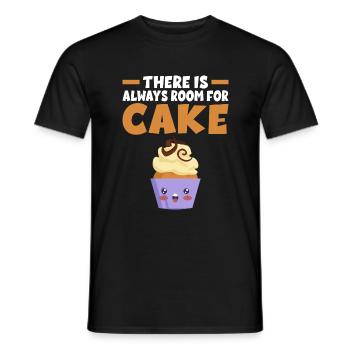 Cake Lover Cake Gift - Men's T-Shirt - black - Front - AI Model Male 178 light (178cm)