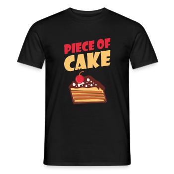 Cake Lover Cake Gift - T-shirt homme - noir - Devant - AI Model Male 178 light (178cm)