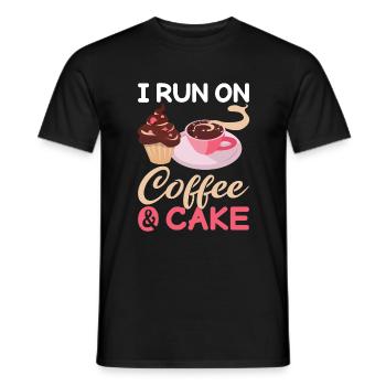 Cake Lover Cake Gift - Men's T-Shirt - black - Front - AI Model Male 178 light (178cm)