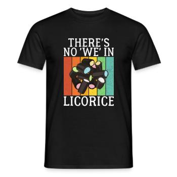 Cadeaux de réglisse - T-shirt homme - noir - Devant - AI Model Male 178 light (178cm)