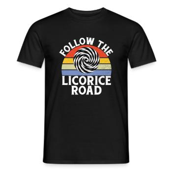 Licorice Gifts - Men's T-Shirt - black - Front - AI Model Male 178 light (178cm)