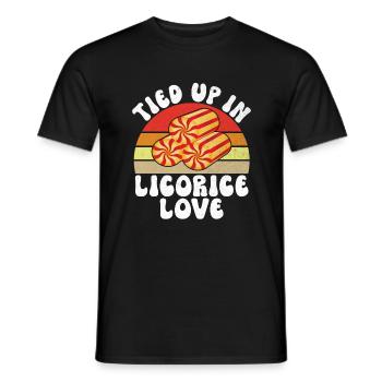 Licorice Gifts - Men's T-Shirt - black - Front - AI Model Male 178 light (178cm)