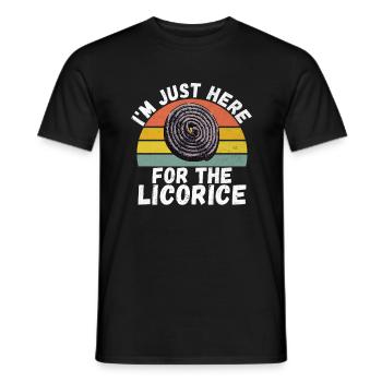Licorice Gifts - Men's T-Shirt - black - Front - AI Model Male 178 light (178cm)