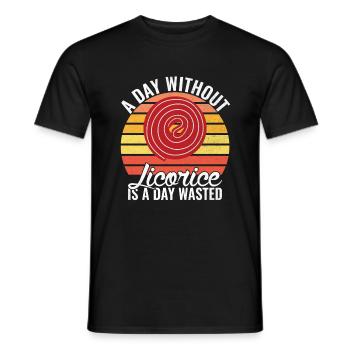 Licorice Gifts - Men's T-Shirt - black - Front - AI Model Male 178 light (178cm)