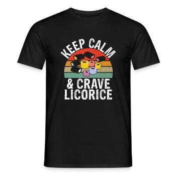 Licorice Gifts - Men's T-Shirt - black - Front - AI Model Male 178 light (178cm)