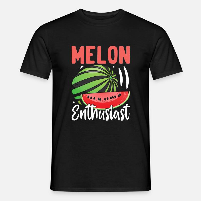 Melon Gift - Männer T-Shirt - Schwarz