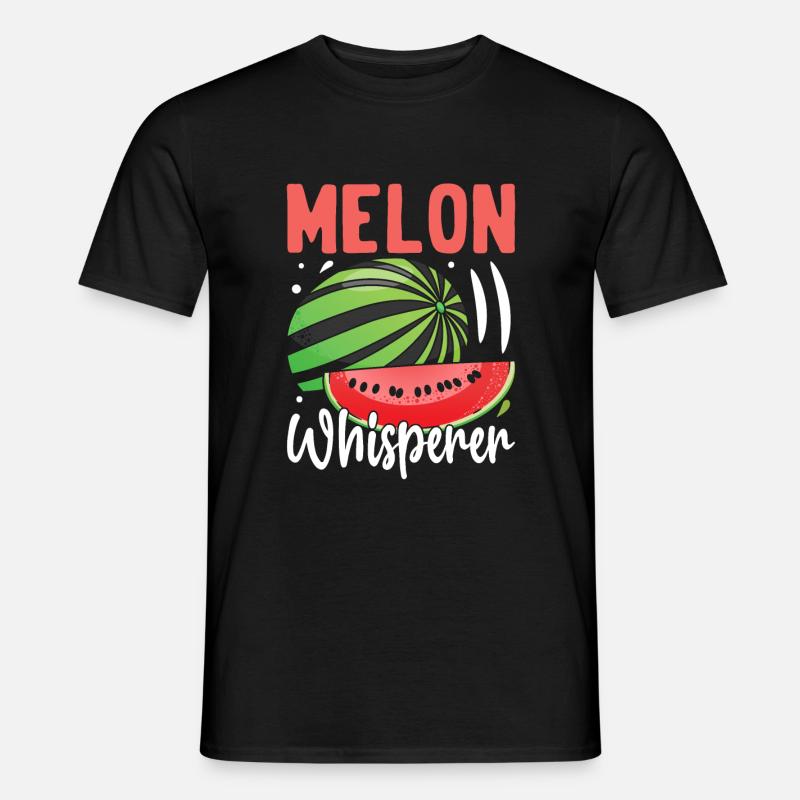 Melon Gift - Männer T-Shirt - Schwarz
