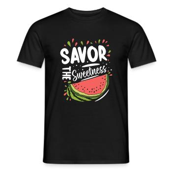 Melon Poison - T-shirt homme - noir - Devant - AI Model Male 178 light (178cm)