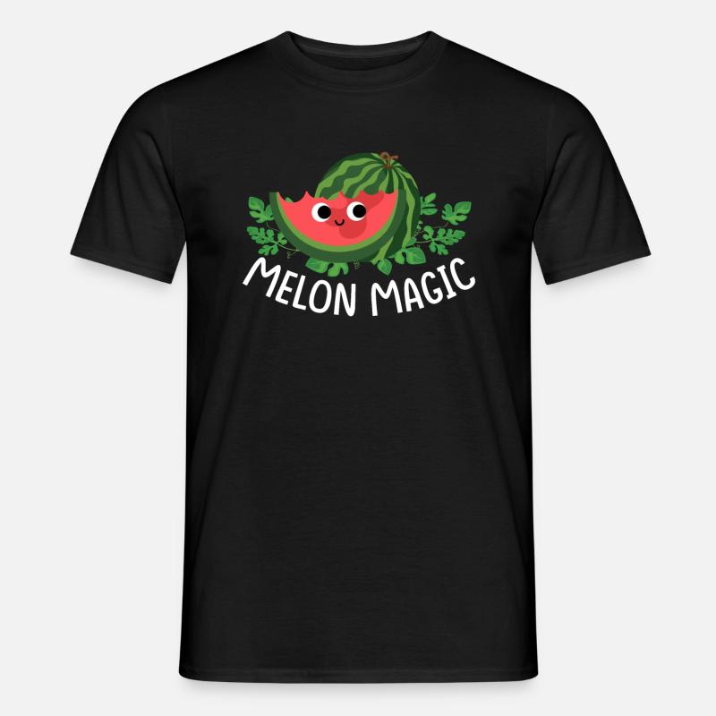 Melon Gift - Männer T-Shirt - Schwarz