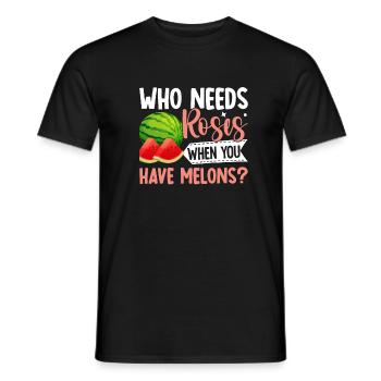Melon Poison - T-shirt homme - noir - Devant - AI Model Male 178 light (178cm)