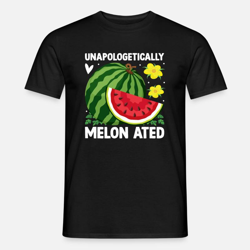 Melon Gift - Männer T-Shirt - Schwarz