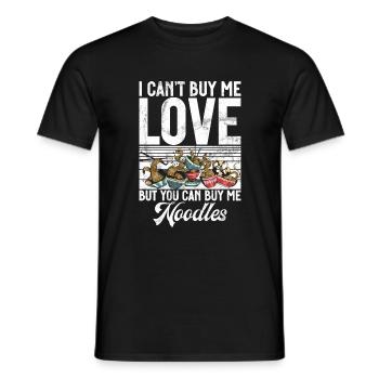 Noodle Lover Gifts - Men's T-Shirt - black - Front - AI Model Male 178 light (178cm)