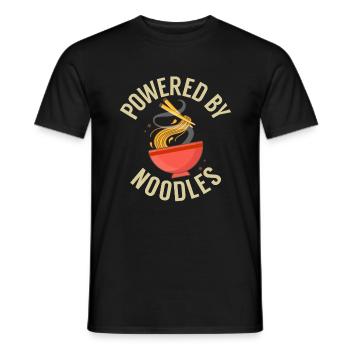 Noodle Lover Gifts - Men's T-Shirt - black - Front - AI Model Male 178 light (178cm)