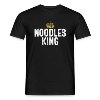 Noodle Lover Gifts - Men's T-Shirt - black - Front - AI Model Male 178 light (178cm)