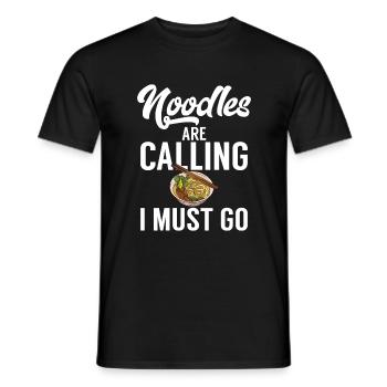 Noodle Lover Gifts - Men's T-Shirt - black - Front - AI Model Male 178 light (178cm)