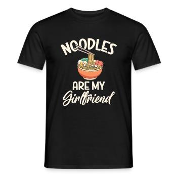 Noodle Lover Gifts - Men's T-Shirt - black - Front - AI Model Male 178 light (178cm)