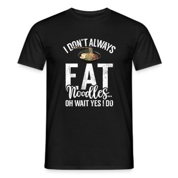 Noodle Lover Gifts - Men's T-Shirt - black - Front - AI Model Male 178 light (178cm)