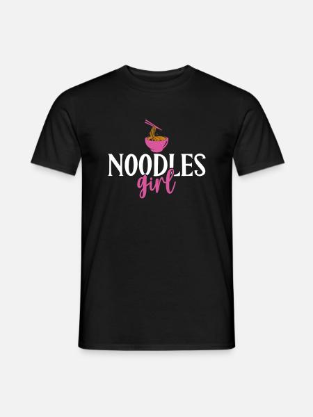 Noodle Lover Gifts - Men's T-Shirt - black